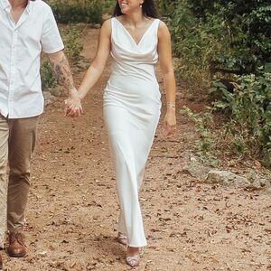 Elegant White Bridal Dress